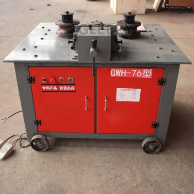 GWH-76 Desktop CE Approved Rolling Exhaust Tube Pipe Benders With Round And Square Pipe Formers