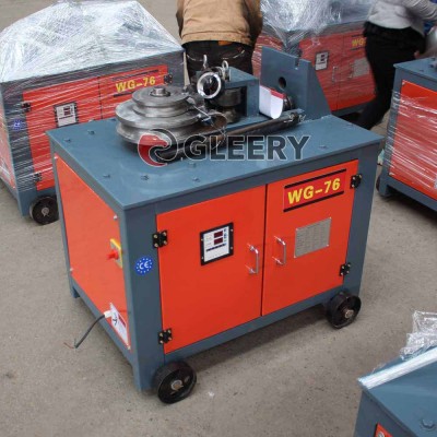 WG-76 Platform type manual steel pipe rolling bender machine with 1",2",3" Formers