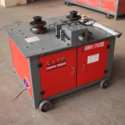 GWH-76 Platform type electric steel pipe roll bender machine 1",2",3" metal tube bending machine